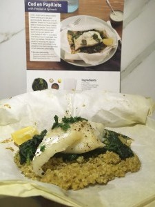 Cod en Papillote cooked